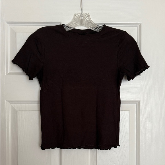 H&M Brown Shorts Top Pajama Set XS - Picture 1 of 6